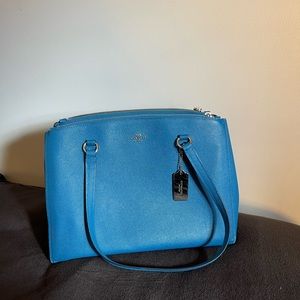 Blue Coach purse